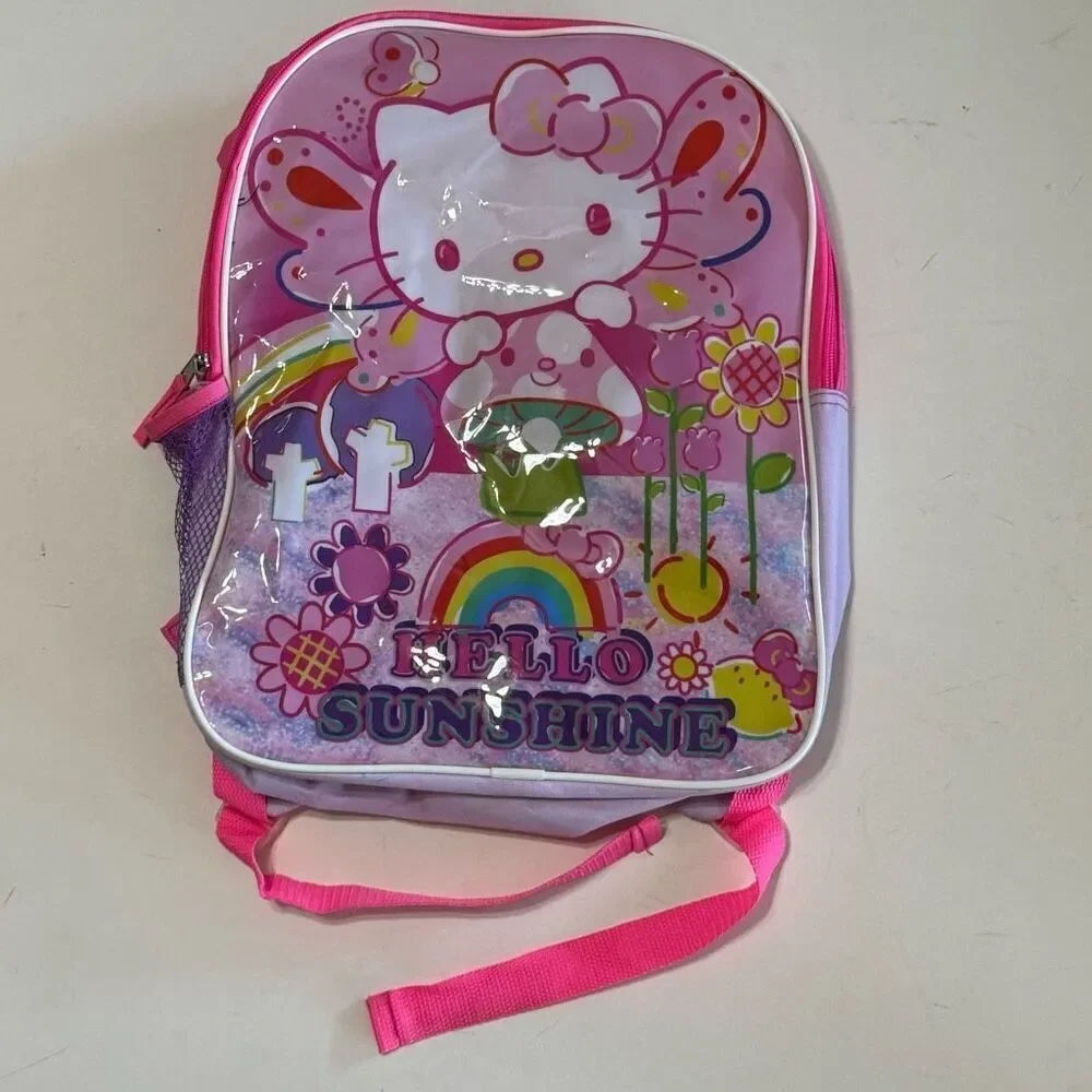 Hello Kitty Backpack Hello Sunshine 15” x 12” Sanrio